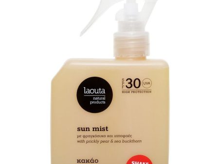 Purškiama apsauga nuo saulės Laouta Sun Mist SPF 30 Cacao LAO0015, SPF 30 apsauga, 200 ml For Cheap