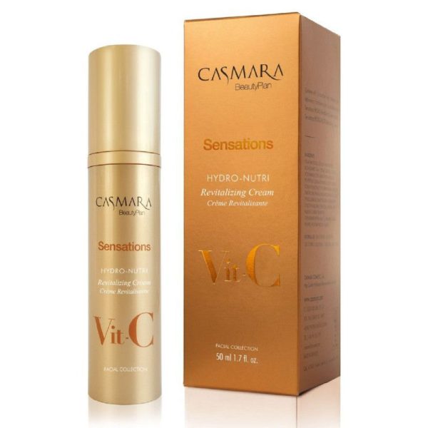 Prabangus maitinamasis veido kremas Casmara Sensations Hydro Nutri Revitalizing Cream Vitamin C CASA13102, brandžiai odai, su vitaminais A, C ir E, 50 ml For Sale