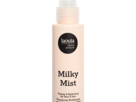 Dulksna veido odai ir plaukams Laouta Milky Mist Toning & Hydrating LAO0416, tonizuojanti, drėkinanti, 100 ml For Discount