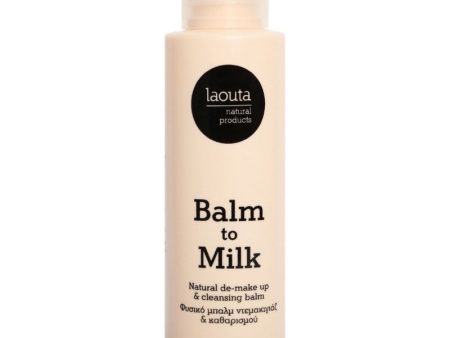 Aliejinis veido prausiklis Laouta Balm to Milk LAO0415, 100 % natūralus, veganiškas, 100 ml For Discount