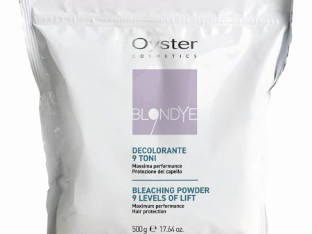 Bedulkiai šviesinamieji milteliai Oyster Blondye Bleaching Powder 9 Levels, OYPD06050001, 500 g Hot on Sale