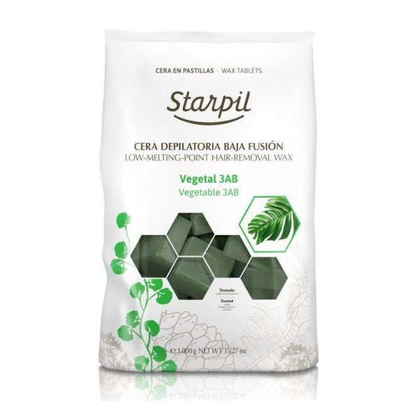 Žemoje temperatūroje besilydantis vaškas depiliacijai Starpil STR3010216001, augalinis, 1 kg Supply