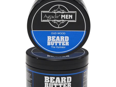 Drėkinamasis barzdos sviestas Agadir Oud Wood Beard Butter AGDM6011, maitina išsausėjusius plaukus ir odą, 85 g Online Sale