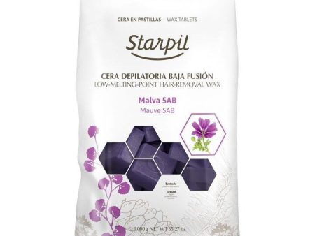 Žemoje temperatūroje besilydantis vaškas depiliacijai Starpil STR3010206001, violetinis, 1 kg Online now