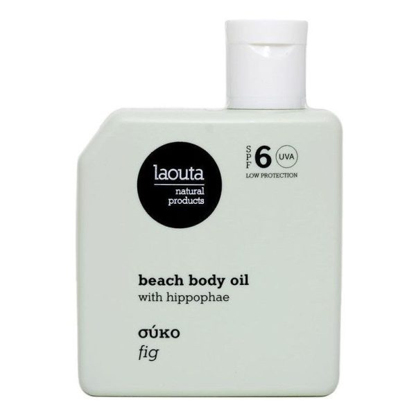 Drėkinamasis deginimosi aliejus kūnui Laouta Beach Body Tanning Oil Fig LAO0010, SPF 6 apsauga, 100 ml For Sale