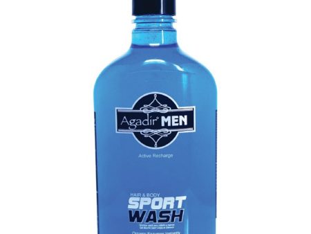 Šampūnas ir kūno prausiklis vyrams Agadir Men Hair & Body Sport Wash AGDM6031, skirtas vyrų plaukų ir kūno priežiūrai, 508 ml For Cheap