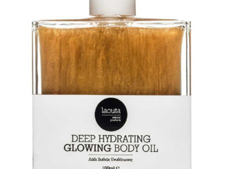 Drėkinamasis, švytėjimo kūnui suteikiantis aliejus Laouta Deep Hydrating Glowing Body Oil LAO0008, 100 % natūralus, praturtintas migdolų ir alyvuogių aliejais, 100 ml Discount