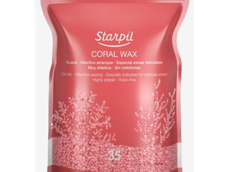 Depiliacinis vaškas granulėmis Starpil Coral Wax Pearls STR3010257001, koralinės spalvos, 1 kg Sale